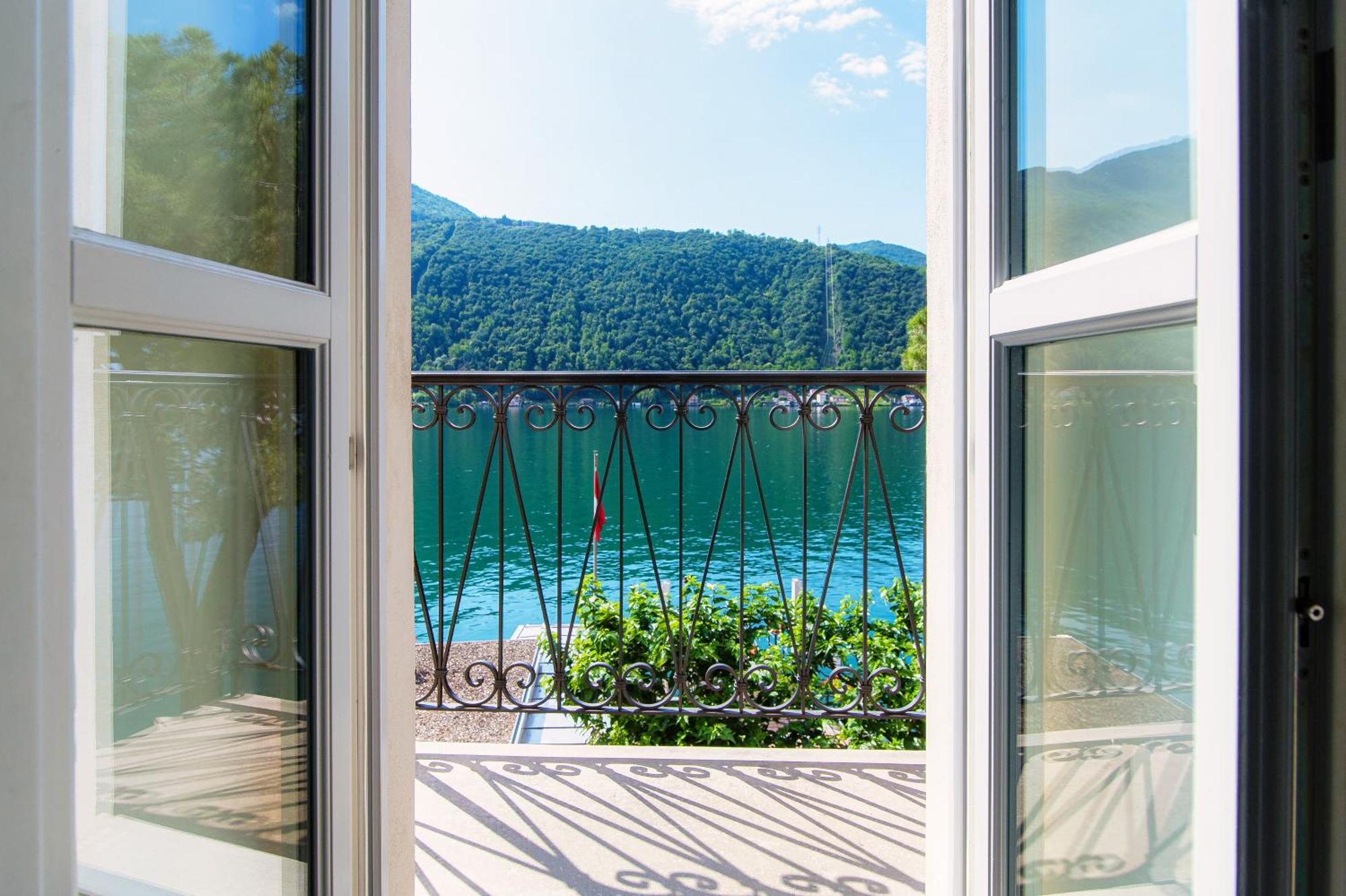 Il Balcone Sul Lago By Quokka 360 - Historic Lakeside Flat In Morcote Exterior photo